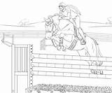 Jumping Coloring Show Horse Pages Printable Lineart Deviantart Horses Colouring Print Drawing Drawings Popular Easy Choose Board Coloringhome sketch template