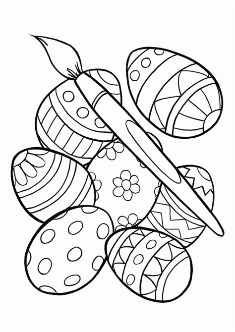 printable easter eggs coloring pages inspirational easy easter egg