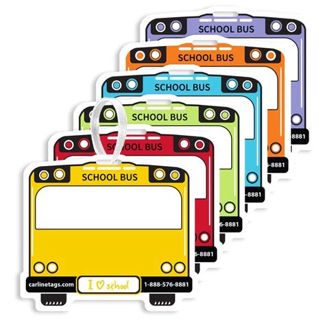 bus  tags  printable web simply   print   home