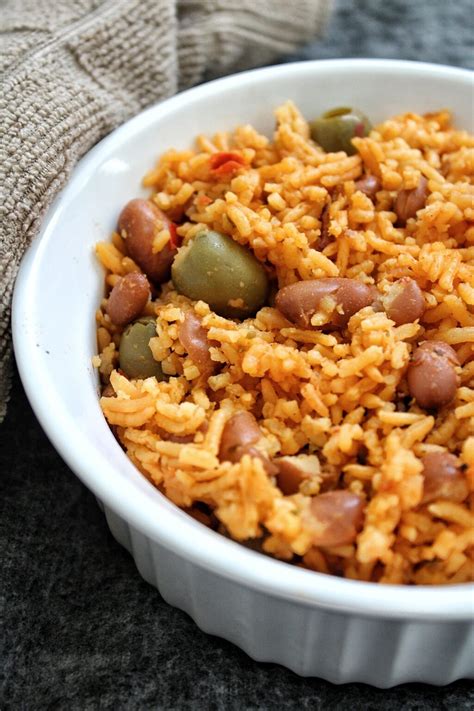Puerto Rican Rice With Beans Arroz Con Habichuelas Plant Based And