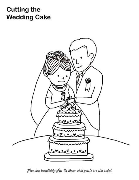 wedding cake coloring page  photo  flickriver