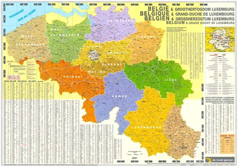 stellige postleitzahlenkarte belgien  commee landkarten