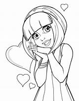 Lazytown Ragazze Filles Coloriages sketch template