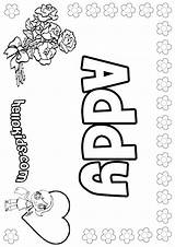 Coloring Pages Adele Addy Color Print Printable Names Getcolorings Girl Hellokids sketch template