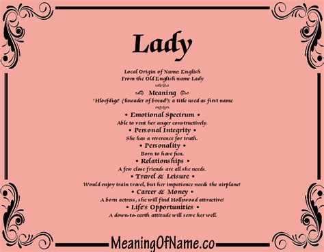 lady meaning