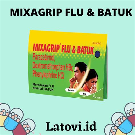 jual mixagrip flu  batuk strip isi  tablet obat batuk  flu dewasa shopee indonesia