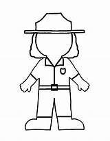 Coloring Park Pages Ranger National Service Parkway Natchez Trace Nps Drawing Hat Girl Line Natr Kidsyouth Gov Learn sketch template