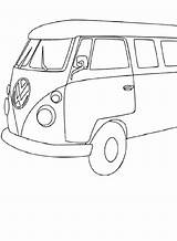 Bus Coloring City Vw Getcolorings Pages sketch template