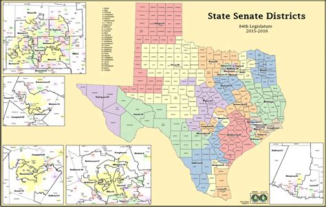 texas congressional districts map  printable maps