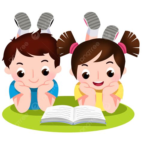 boy reading book png picture cartoon boy  girl reading book  cartoon boy girl png