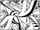 Coloring Pages Abstract Printable Print sketch template