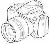 Camera Drawing Dslr Line Nikon Digital Tech Slr Deviantart Drawings Sketch Clipart Template Lsr Coloring Sketches Paintingvalley Wip Google sketch template