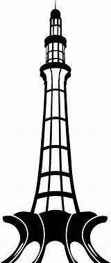 Minar Monument Lahore Punjab Sketch Monochrome Minaret Independence Klipartz Pngwing Pngegg Clipground Anyrgb sketch template