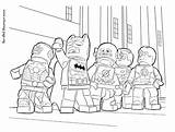 Coloring Justice Lego League Pages Popular sketch template