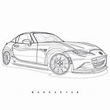 Mx5 Seç sketch template