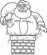 Santa Coloring Christmas Pages Claus Drawings Drawing Funny Fat Preschoolers Face Printable Chimney Color So Cartoon Online Clipart Paintingvalley Fun sketch template