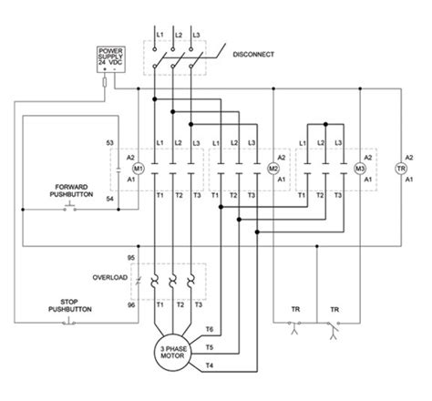 wire  phase motor wiring diagram