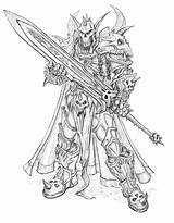 Warcraft Lich Wrath Creativeuncut Manga sketch template