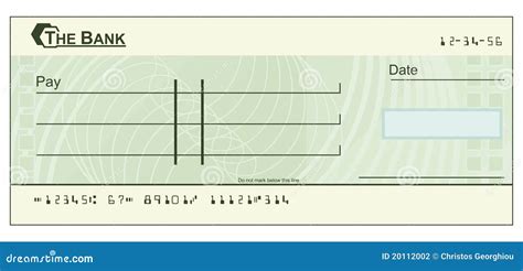 blank cheque template uk