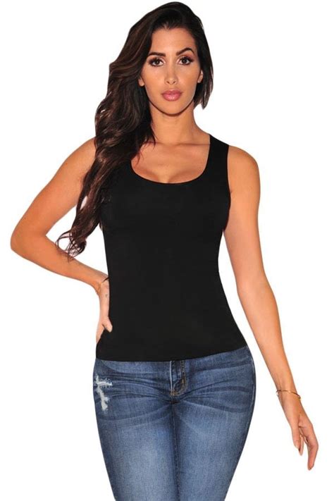 women sleeveless black back lace up cami tops online store for women