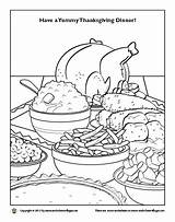 Coloring Dinner Thanksgiving Pages Plate Color Worksheet Choose Board Printable Getdrawings Food Getcolorings sketch template