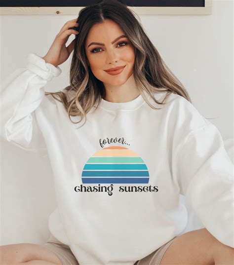 Sunset Sweatshirts Beachy Sweatshirts Motivational Sweatshirt