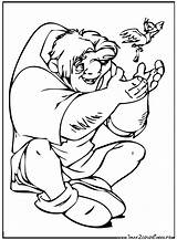 Bossu Coloriages Quasimodo Hunchback sketch template