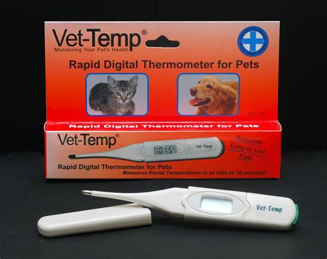 vet direct vet temp rapid digital rectal thermometer dual