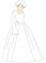 Base Dress Elante Lyra sketch template