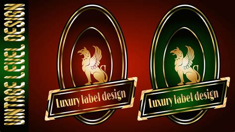luxury label design youtube