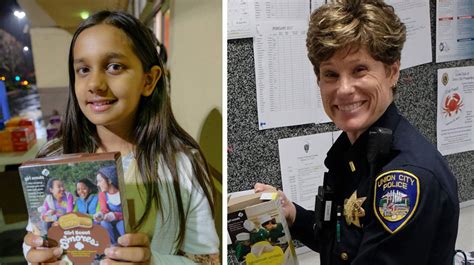 girl scout robbed at gunpoint but sympathetic cops stun her with