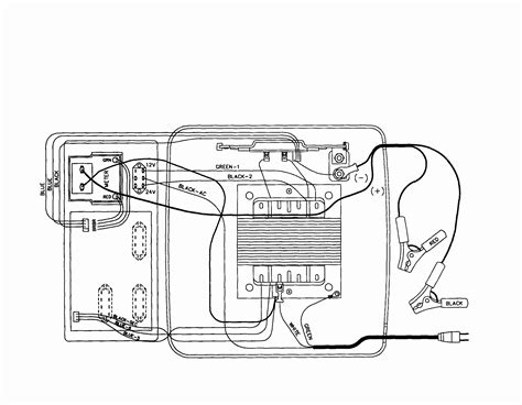 wiring diagram  schumacher battery charger