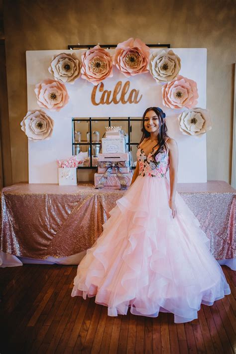 elegant pink gold themed quinceanera parties girls party