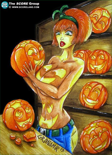 nsfw halloween pic pumpkin tits and ass western hentai pictures pictures sorted by most