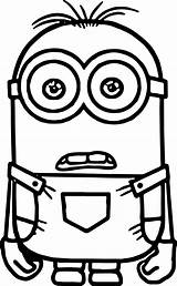 Coloring Minion Pages Fotolip sketch template