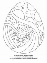 Easter Coloring Pages Colouring Osterei Adult Weihe Kerstin Ostern Printables Kids sketch template
