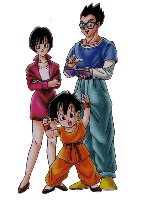 gohan videl and pan currently on the search for better outfits for possible halloween