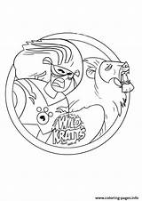 Wild Kratts Coloring Pages Printable Color Print Book Getcolorings Info sketch template