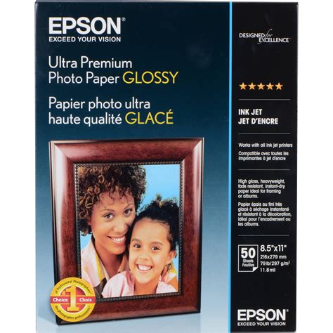 epson ultra premium photo paper glossy  bh photo video