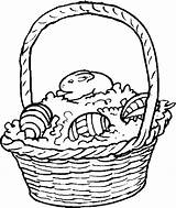 Easter Basket Coloring Pages Baskets Holidays Colouring Clipartbest Clip Books Comments sketch template