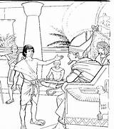 Bible Pharaoh Sunday Interpreting Potiphar Genesis Jacob Getdrawings Interprets sketch template