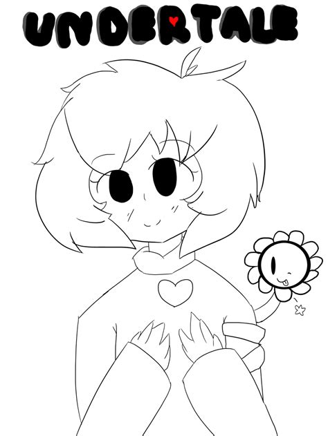 undertale frisk coloring pages coloring pages