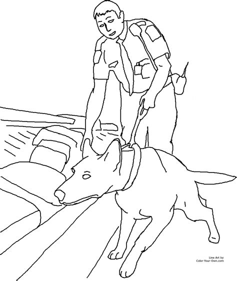 service dog coloring sheets coloring pages