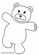 Bear Coloring Pages Preschool Colouring Animals Painting Other sketch template