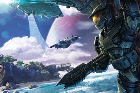 halo conflict artwork  chromebook pixel hd  wallpapers images backgrounds
