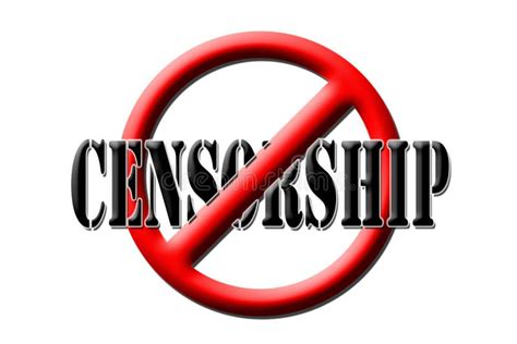 censorship stock illustration image  label sign danger