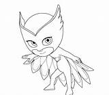 Coloring Pj Masks Disney Pages Template sketch template
