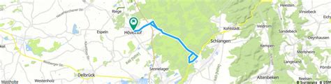 sennelager cycling route bikemap