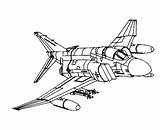 Coloring Pages Fighter Airplane Aircraft Military F4 Phantom Drawing Plane Amd Drawings Ww2 Adults Print Sheets Kids Colouring Douglas Mcdonald sketch template