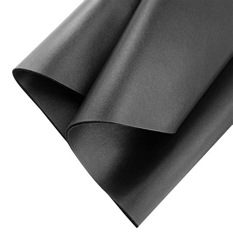 rolls  black faux leather upholstery fabric fire retardant